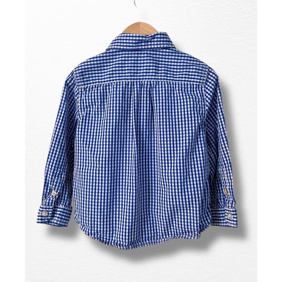 LL Bean Boys’ Gingham Dress Shirt, Size 3T - Picture 2 of 6
